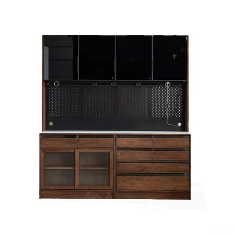 North American black walnut living room integrated wall solid wood slate cabinet locker
North American black walnut living room integrated wall solid wood slate cabinet locker