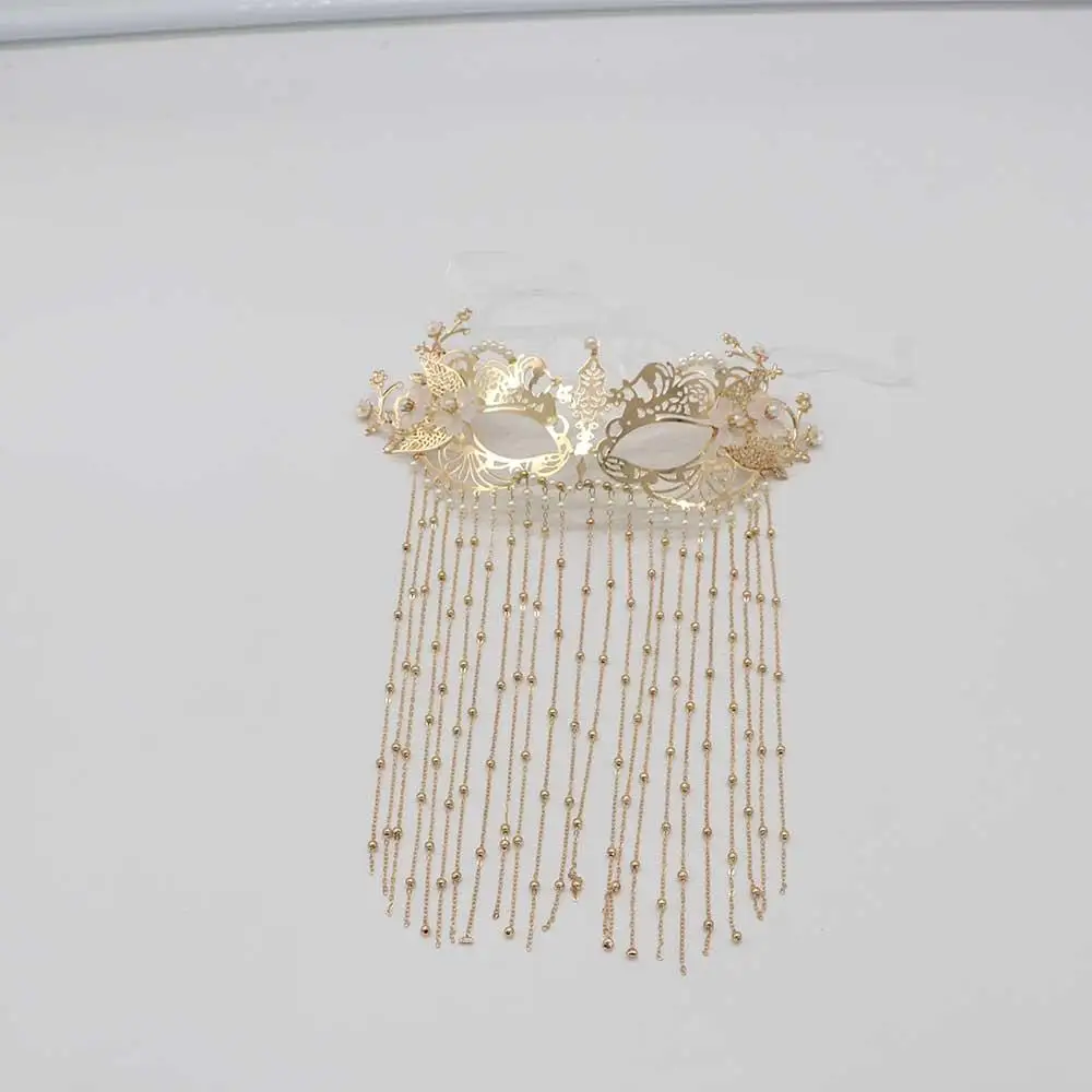 Exquisite Alloy Gift With Tassel Chain Wedding Headdress Anonymous Face Cover Women Mysterious Veil Chinese Style Accessories
Exquisite Alloy Gift With Tassel Chain Wedding Headdress Anonymous Face Cover Women Mysterious Veil Chinese Style Accessories
