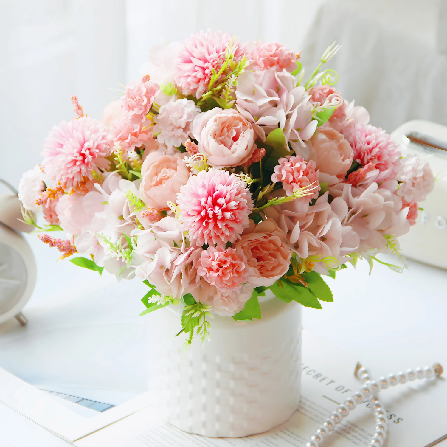 Artificial Flowers For Vase Rose Wedding Home Decoration DIY Valentine's Day Gift Fake Silk Bouquet Faux Plant Craft Party Table
Artificial Flowers For Vase Rose Wedding Home Decoration DIY Valentine's Day Gift Fake Silk Bouquet Faux Plant Craft Party Table