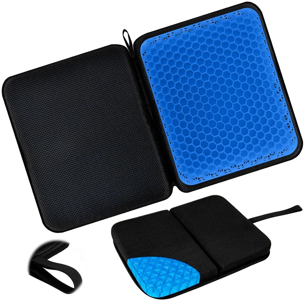 Gel Seat Cushion Foldable Seat Cushion Breathable Chair Pad Portable Travel Cushions for Airplane Seats Camping Stadium
Gel Seat Cushion Foldable Seat Cushion Breathable Chair Pad Portable Travel Cushions for Airplane Seats Camping Stadium