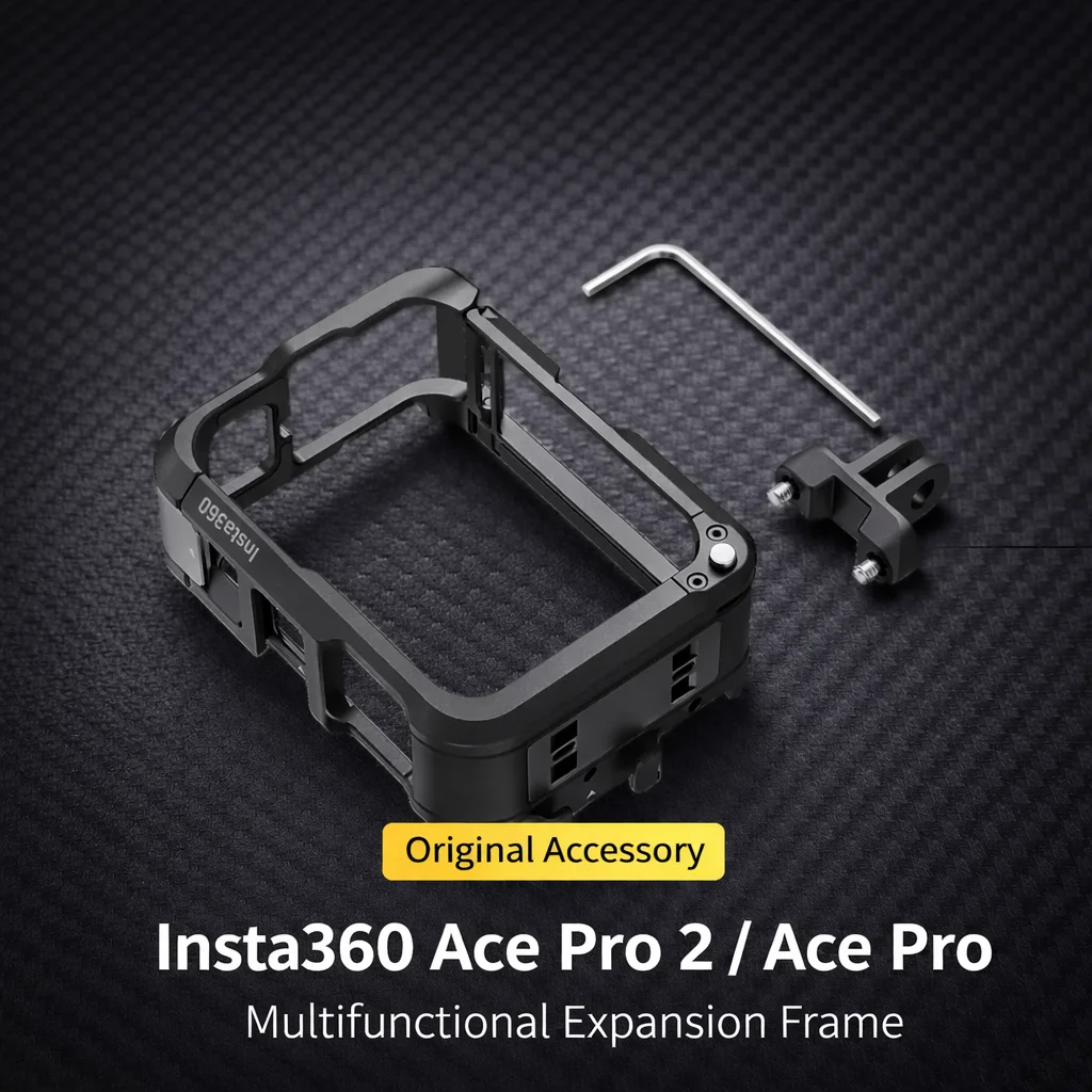 Оригинальный алюминиевый кейдж Insta360 Ace Pro 2 / Ace Pro, быстросъемное крепление для вертикальной и горизонтальной съемки, крепление для холодного башмака, рамка для камеры
Оригинальный алюминиевый кейдж Insta360 Ace Pro 2 / Ace Pro, быстросъемное крепление для вертикальной и горизонтальной съемки, крепление для холодного башмака, рамка для камеры