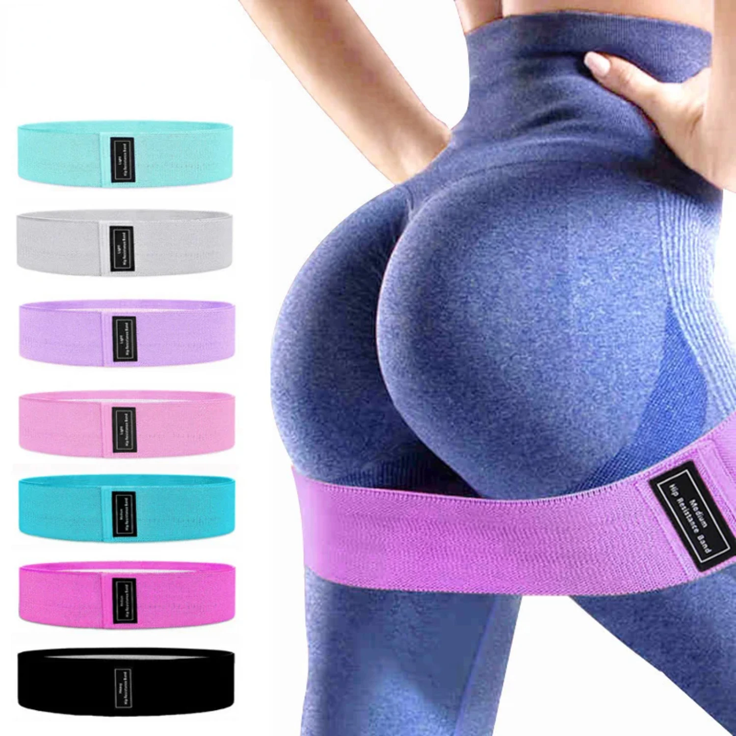 Resistance Bands Fitness Booty Bands Circle Fabric Fitness Expander Elastic Band Workout Exercise Equipment Training barrel
Resistance Bands Fitness Booty Bands Circle Fabric Fitness Expander Elastic Band Workout Exercise Equipment Training barrel