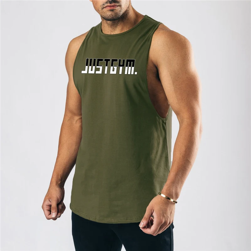 Gym Running Vests Fitness Mens Tank Tops Bodybuilding Muscle Sleeveless Shirt Summer Cotton Breathable Loose Workout Singlets
Gym Running Vests Fitness Mens Tank Tops Bodybuilding Muscle Sleeveless Shirt Summer Cotton Breathable Loose Workout Singlets