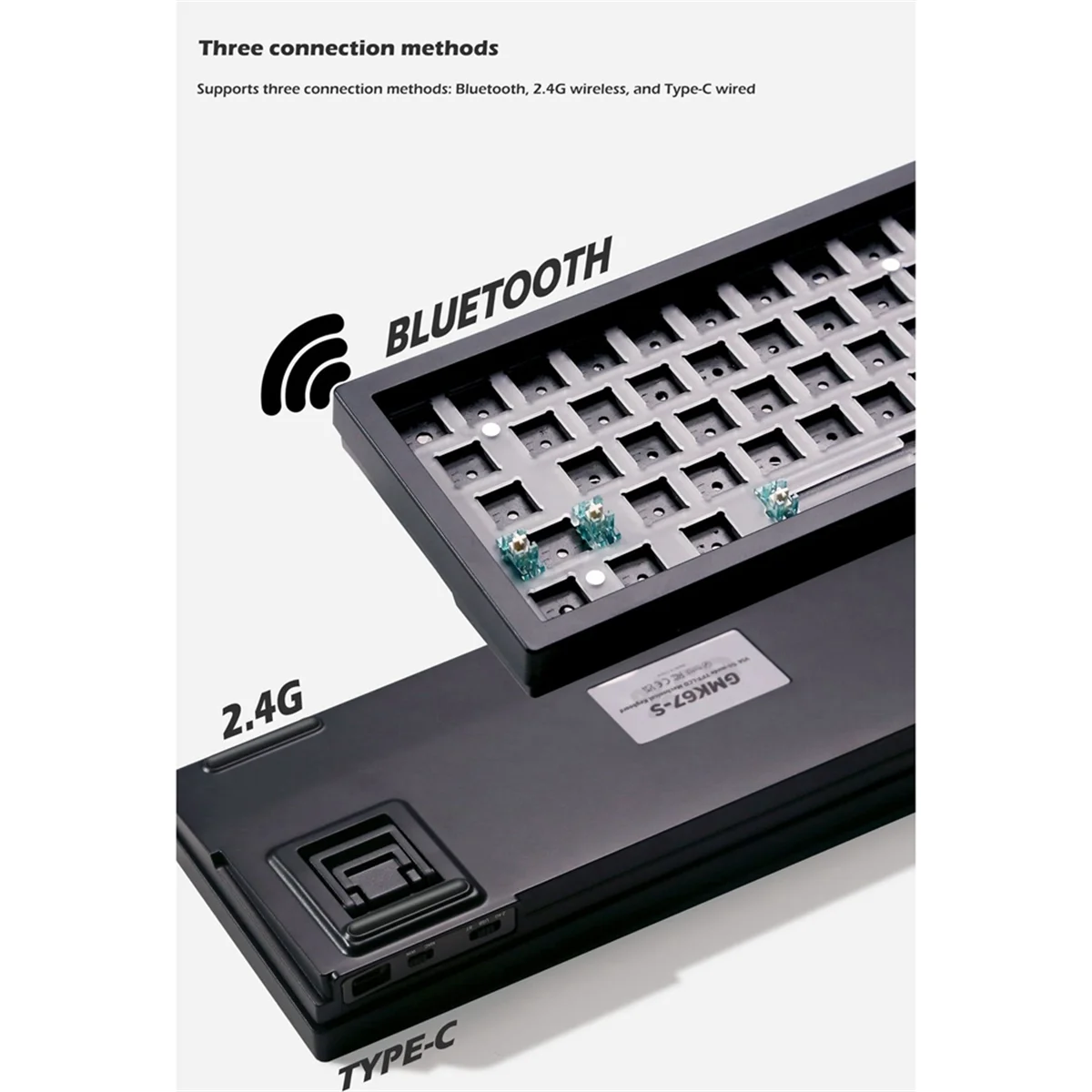 GMK67-S Игровая механическая клавиатура Комплект беспроводной Bluetooth-дисплей Прокладка экрана Горячая замена RGB геймеров Пользовательский комплект Белый
GMK67-S Игровая механическая клавиатура Комплект беспроводной Bluetooth-дисплей Прокладка экрана Горячая замена RGB геймеров Пользовательский комплект Белый