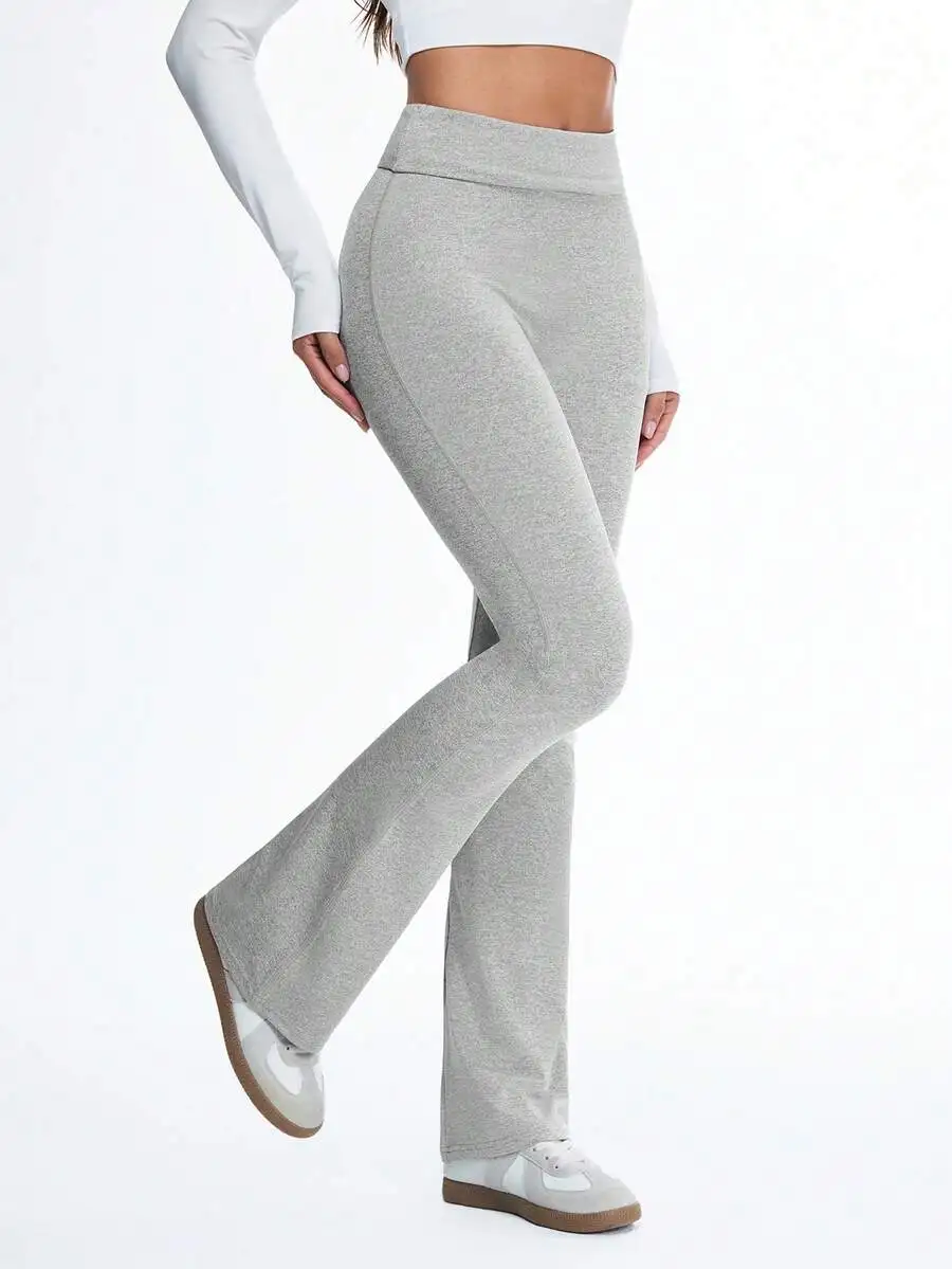 Women Light Grey High Waist Flare Yoga Pants Stretchy Bootcut Leggings Soft Tummy Control Workout Lounge Trousers
Women Light Grey High Waist Flare Yoga Pants Stretchy Bootcut Leggings Soft Tummy Control Workout Lounge Trousers