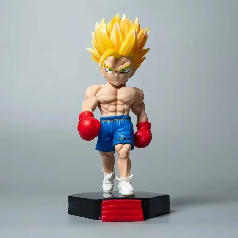 New Super Saiyan Muscle Fitness Boxing Goku Sun Wu Standing Doll Ornament Figure For Children's Gifts
New Super Saiyan Muscle Fitness Boxing Goku Sun Wu Standing Doll Ornament Figure For Children's Gifts