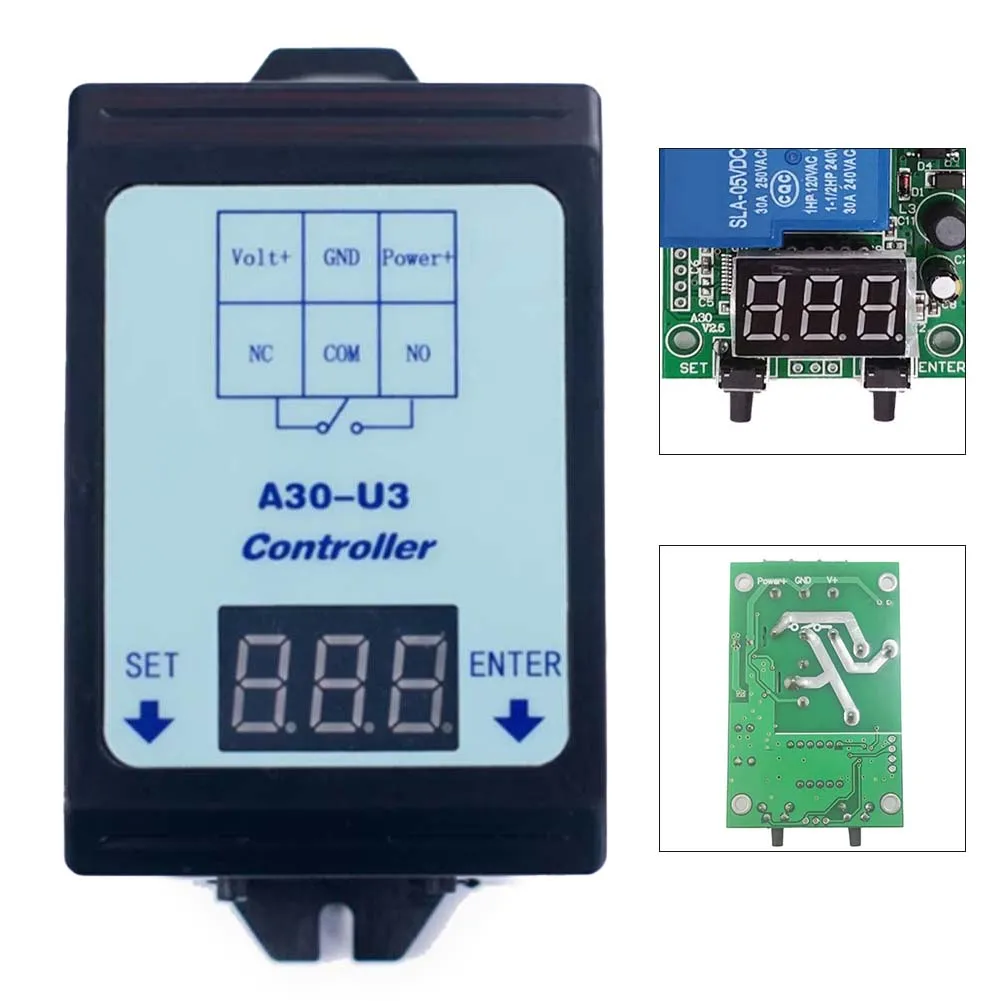 High Efficiency Voltage Monitoring Relay with Timed Functions Operating at DC6~80V and Supporting Up to 30A Loads
High Efficiency Voltage Monitoring Relay with Timed Functions Operating at DC6~80V and Supporting Up to 30A Loads