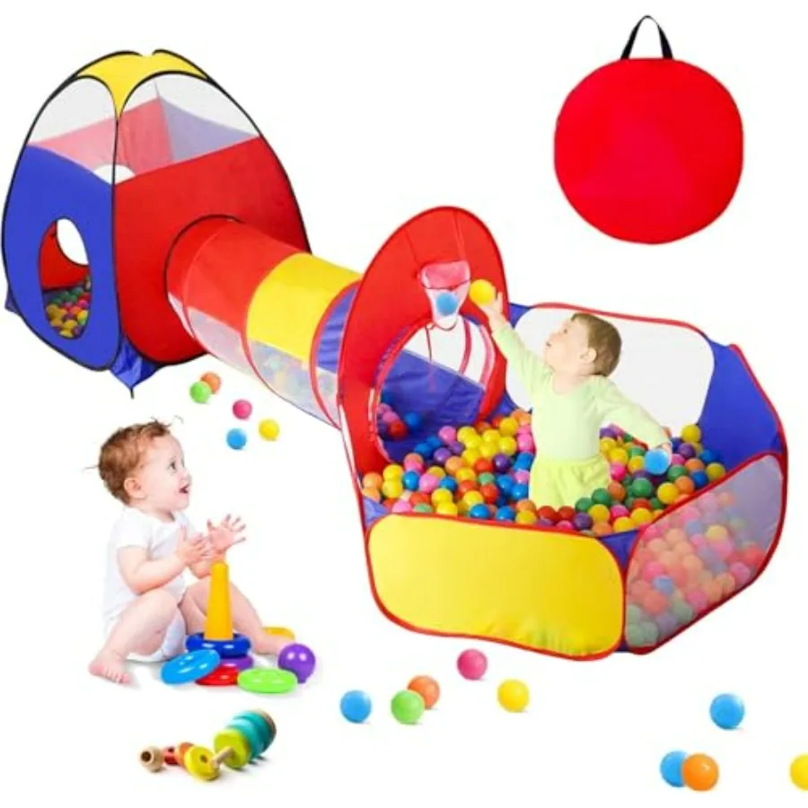 for Toddler with Baby Ball Pit and Tunnel, Indoor Outdoor Playhouse with Climbing Tunnel Toy for Toddlers, Boys and Girls Best
for Toddler with Baby Ball Pit and Tunnel, Indoor Outdoor Playhouse with Climbing Tunnel Toy for Toddlers, Boys and Girls Best