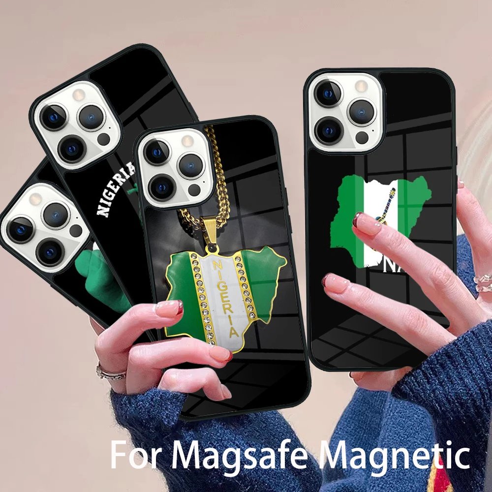 Nigerian flag Phone Case Magesafe Magnetic Wireless Charge Cover For IPhone 16 11 12 13 14 15 Pro Max Plus Mini
Nigerian flag Phone Case Magesafe Magnetic Wireless Charge Cover For IPhone 16 11 12 13 14 15 Pro Max Plus Mini