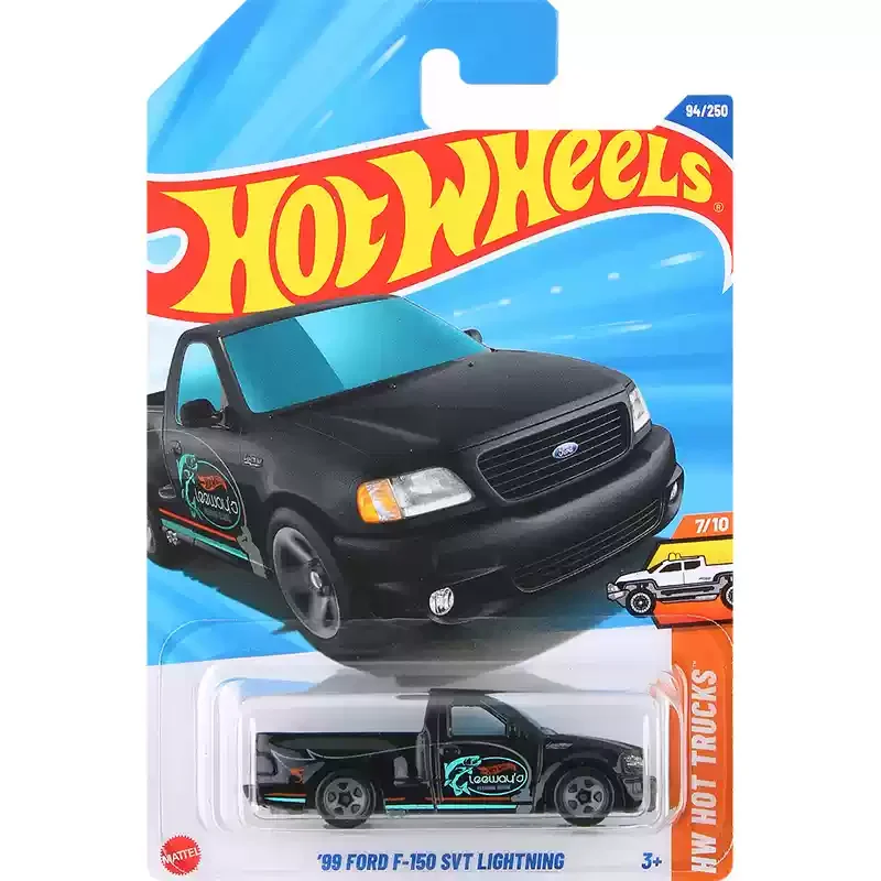 2025D Original Hot Wheels Car 99 Ford F-150 SVT Lightning 1/64 Diecast Voiture Alloy Model HW Trucks Toys for Boys Juguetes Gift
2025D Original Hot Wheels Car 99 Ford F-150 SVT Lightning 1/64 Diecast Voiture Alloy Model HW Trucks Toys for Boys Juguetes Gift