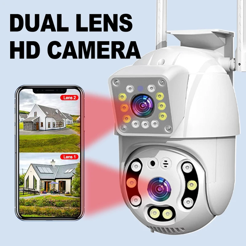 V360pro APP 4MP Dual Lens Wireless PTZ Alarm IP Dome Camera Full Color AI Humanoid Detection Home Security CCTV Baby Monitor
V360pro APP 4MP Dual Lens Wireless PTZ Alarm IP Dome Camera Full Color AI Humanoid Detection Home Security CCTV Baby Monitor