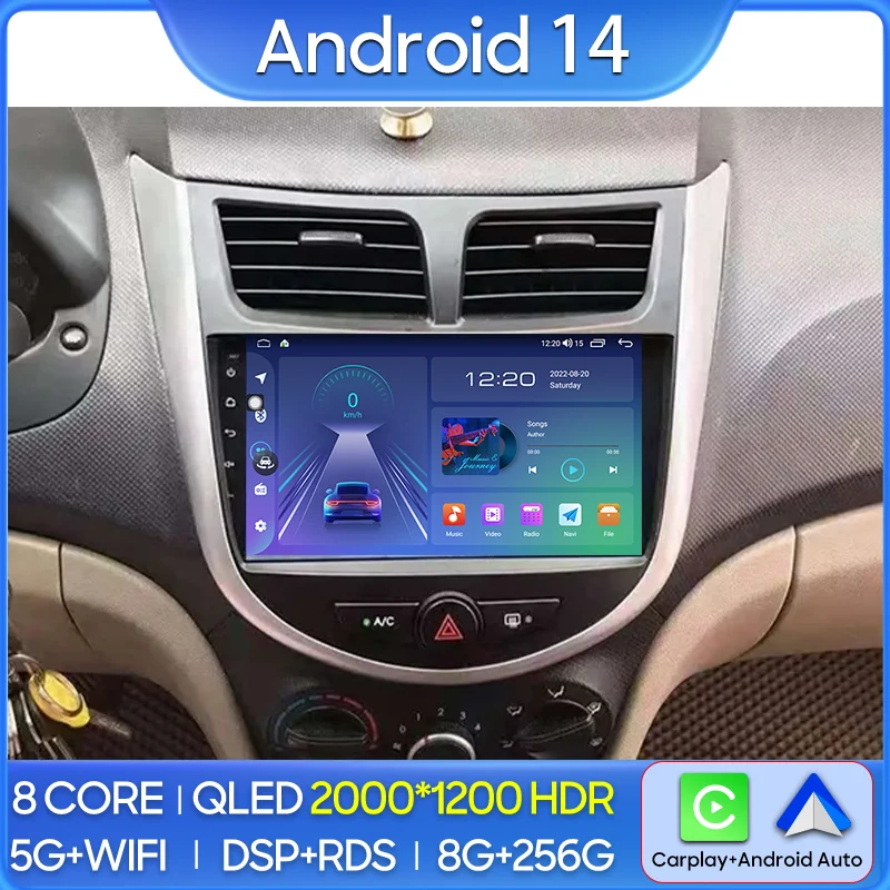Car Radio Carplay For Hyundai Verna Accent Solaris 2010-2016 Navigation GPS Android Auto Multimedia Player Stereo BT 4G No 2din
Car Radio Carplay For Hyundai Verna Accent Solaris 2010-2016 Navigation GPS Android Auto Multimedia Player Stereo BT 4G No 2din