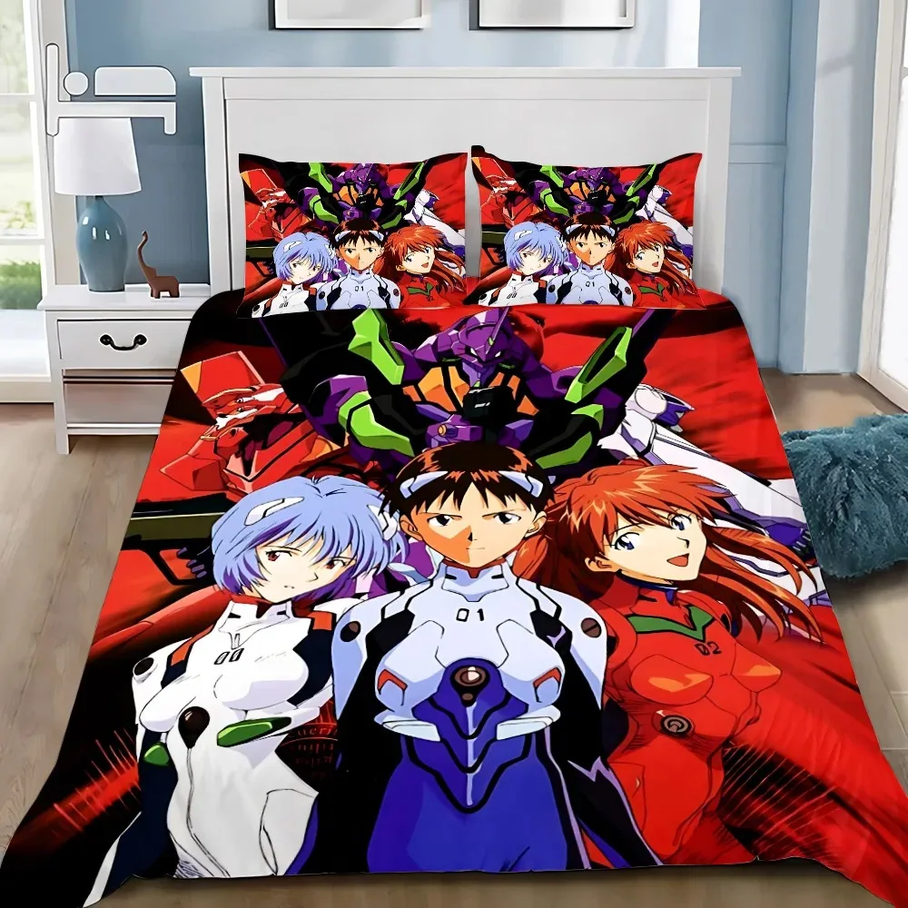 Пододеяльник в стиле аниме, комплект постельного белья Neon Genesis Evangelion, детское мягкое покрывало EVA, односпальная двуспальная полная кровать King Bed Set
Пододеяльник в стиле аниме, комплект постельного белья Neon Genesis Evangelion, детское мягкое покрывало EVA, односпальная двуспальная полная кровать King Bed Set