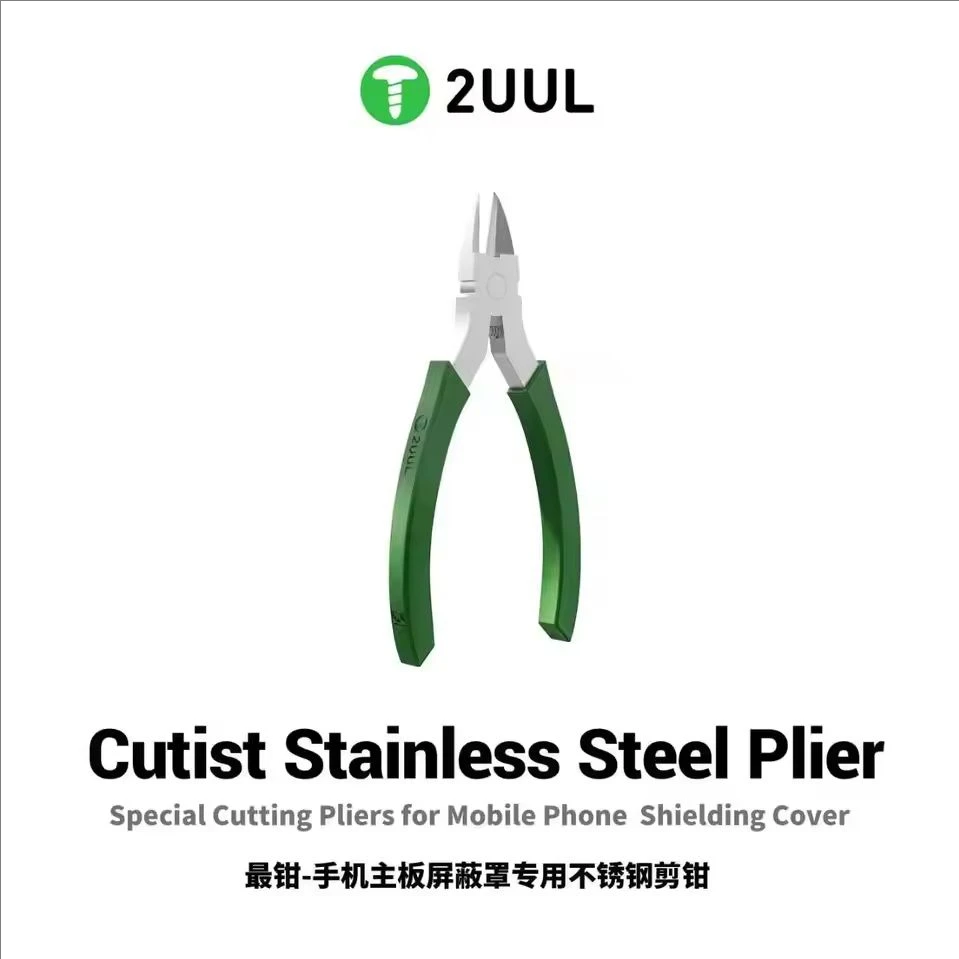 2UUL CT01 Ultra Hard Stainless Steel Pliers Mobile Phone Shielding Cover /Middle Frame Hand Cutting Tools
2UUL CT01 Ultra Hard Stainless Steel Pliers Mobile Phone Shielding Cover /Middle Frame Hand Cutting Tools