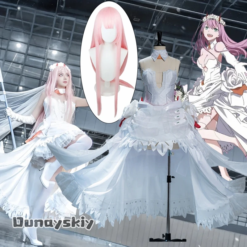 DARLING in the FRANXX Zero Two 02 Wedding Dress Cosplay Costume Women's Evening Dresses Halloween Party Role-play Lolita Suits
DARLING in the FRANXX Zero Two 02 Wedding Dress Cosplay Costume Women's Evening Dresses Halloween Party Role-play Lolita Suits