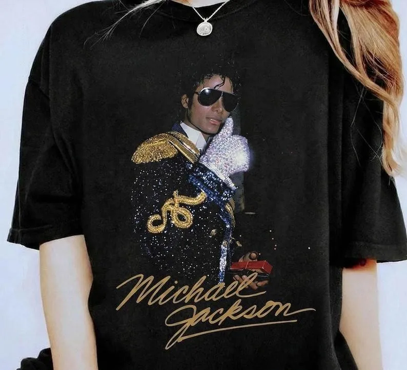 Michael Jackson King of Pop T-Shirt, 90s Graphic Cotton Tee, Michael Fan Gift
Michael Jackson King of Pop T-Shirt, 90s Graphic Cotton Tee, Michael Fan Gift