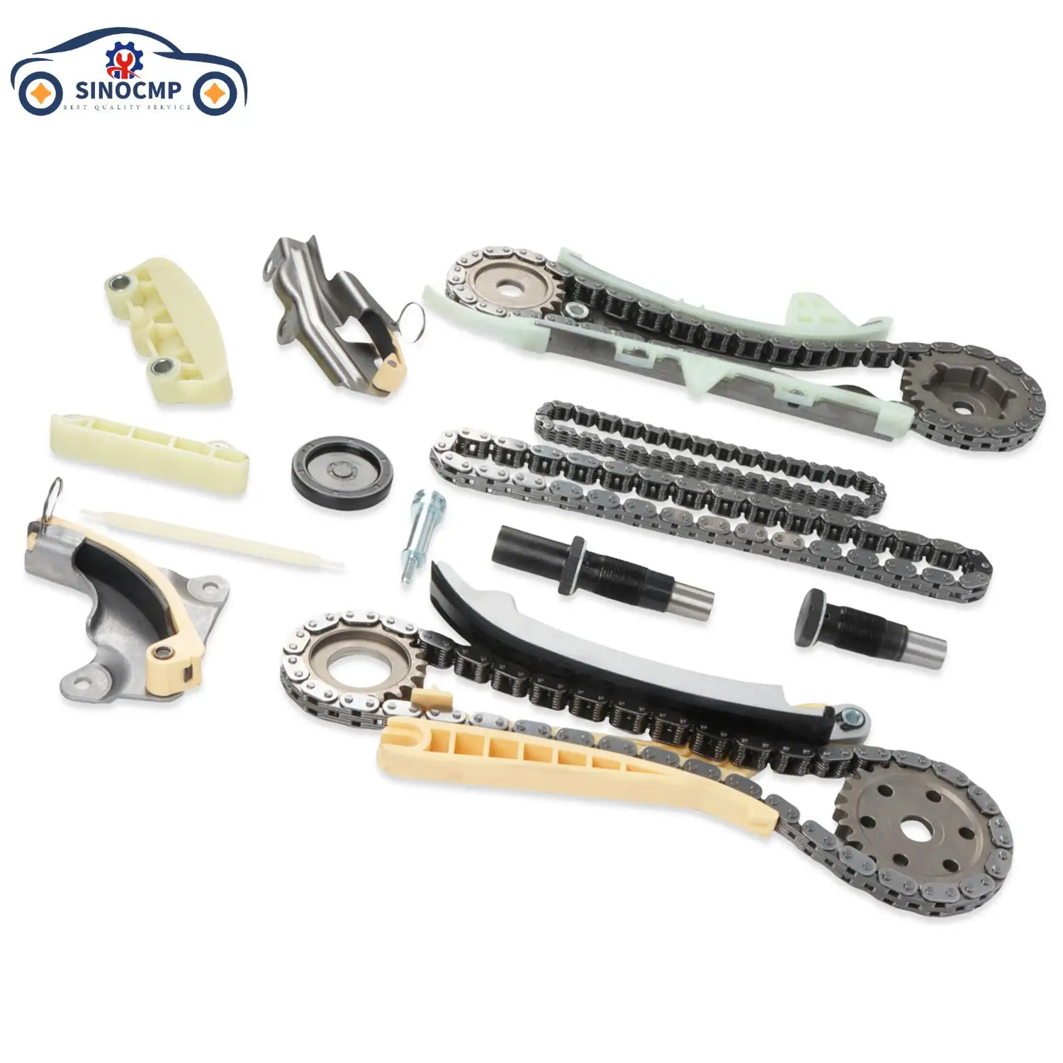 SINOCMP 1Set Timing Chain Kit For 1997-2005 Ford Explorer 4.0L SOHC V6
SINOCMP 1Set Timing Chain Kit For 1997-2005 Ford Explorer 4.0L SOHC V6