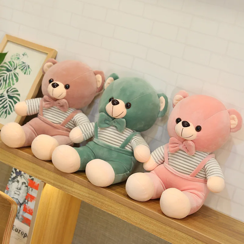 Bib Trousers Bear Doll Plush Stuffed Bear Doll Plush Toys Indoor Home Living Room Sofa Bedroom Bed Decoration Children Girl Gift
Bib Trousers Bear Doll Plush Stuffed Bear Doll Plush Toys Indoor Home Living Room Sofa Bedroom Bed Decoration Children Girl Gift