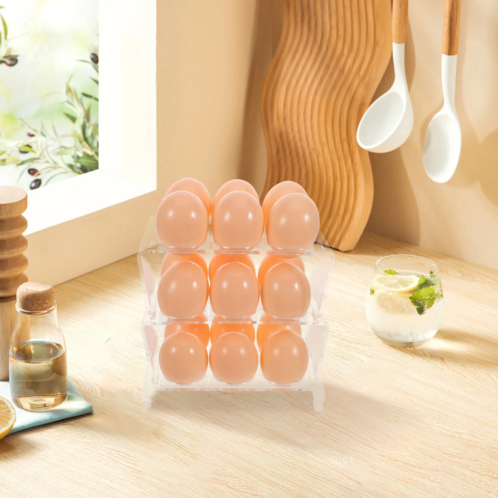 3 Layer Clear Acrylic Egg Storage Container Kitchen Refrigerator Organizer Fresh Eggs Holder Countertop Fridge Rack Chicken Egg
3 Layer Clear Acrylic Egg Storage Container Kitchen Refrigerator Organizer Fresh Eggs Holder Countertop Fridge Rack Chicken Egg
