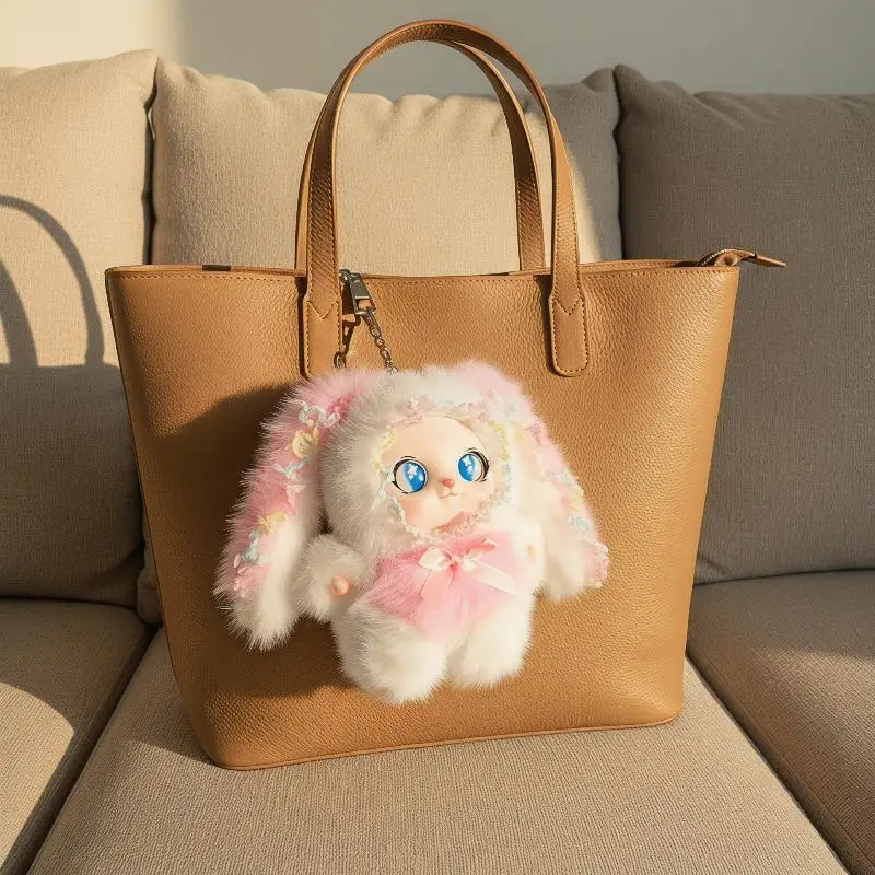 Charming Bow Rabbit Ear Plush Doll Keychain Adorable Kid Backpack Ornament
Charming Bow Rabbit Ear Plush Doll Keychain Adorable Kid Backpack Ornament