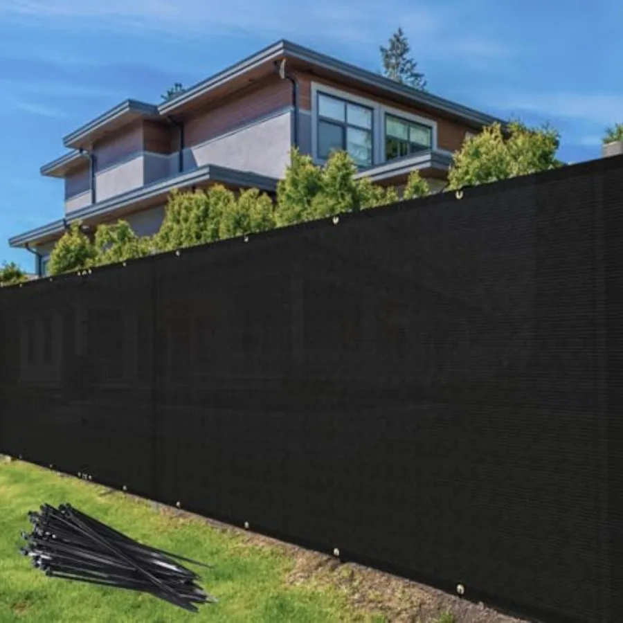 4' x 50' Privacy Fence Screen Black Shade Cloth with Grommets Chain Link Fence Panels Outdoor Mesh Fabric Fencing Balcony Winds
4' x 50' Privacy Fence Screen Black Shade Cloth with Grommets Chain Link Fence Panels Outdoor Mesh Fabric Fencing Balcony Winds