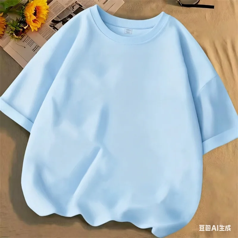 Summer Print Children's T-shirt Short-sleeved Pure Loose Basic Versatile Base Cool Simple Kid Girl Tees Tops
Summer Print Children's T-shirt Short-sleeved Pure Loose Basic Versatile Base Cool Simple Kid Girl Tees Tops