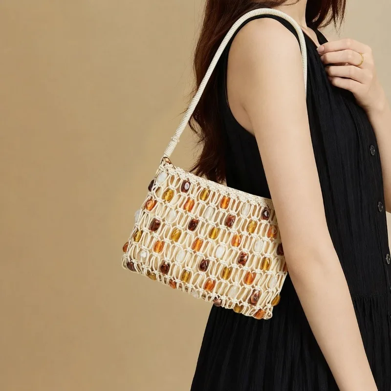 2026 New Woven Bag Light Luxury High-end Women's Bag Small Square Handbag Commuting Travel Underarm Bag Temperament Commuting
2026 New Woven Bag Light Luxury High-end Women's Bag Small Square Handbag Commuting Travel Underarm Bag Temperament Commuting
