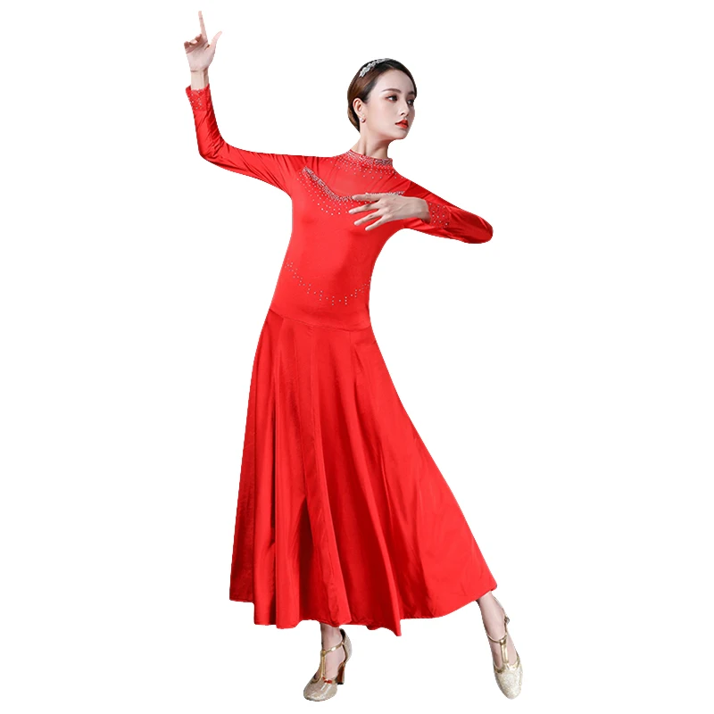 Ballroom Competition Dresses Woman Stage Performance Dance Dress Tango Costumes High Grade Evening Party Long Skirt
Ballroom Competition Dresses Woman Stage Performance Dance Dress Tango Costumes High Grade Evening Party Long Skirt