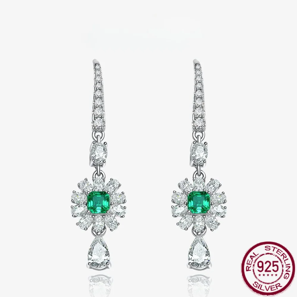 New 925 silver 0.5ct high end wood color cultivation emerald 4 * 4 pagoda earrings engagement jewelry
New 925 silver 0.5ct high end wood color cultivation emerald 4 * 4 pagoda earrings engagement jewelry