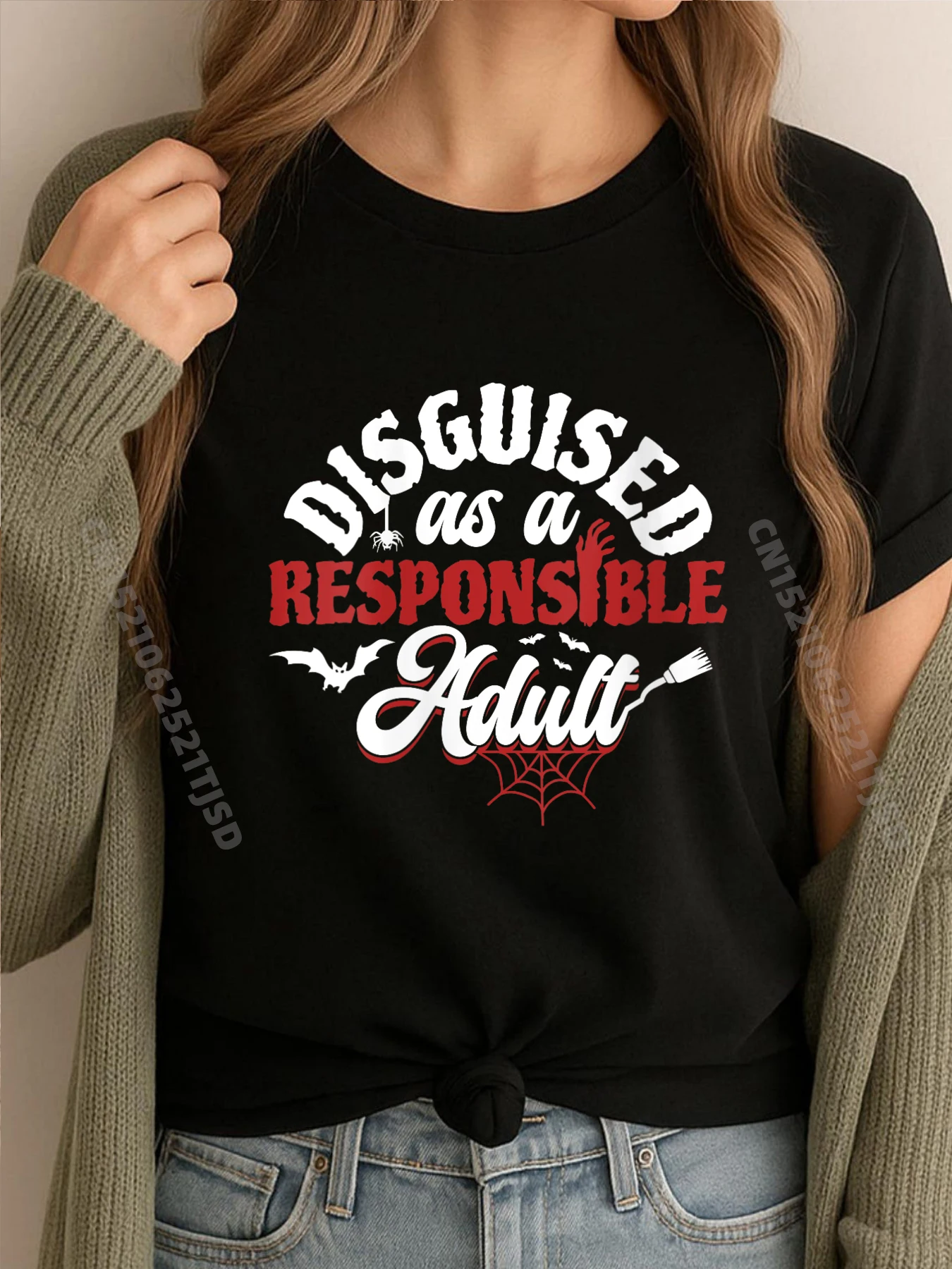 Womens Halloween Dressed Up As A Responsible Adult Blank T Shirt 100℅ Cotton Christmas Vintage Style
Womens Halloween Dressed Up As A Responsible Adult Blank T Shirt 100℅ Cotton Christmas Vintage Style