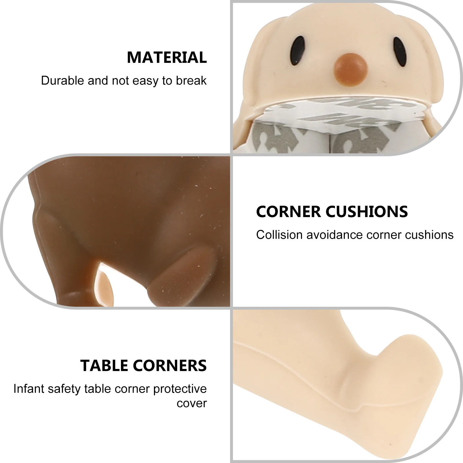 4Pcs Baby Safety Corner Protectors Soft Silica Gel Children Protection Bags Cartoon Animal Shaped Home Furniture Guard
4Pcs Baby Safety Corner Protectors Soft Silica Gel Children Protection Bags Cartoon Animal Shaped Home Furniture Guard