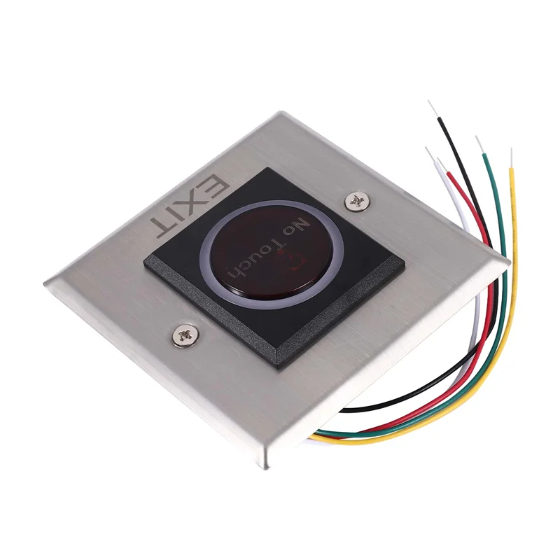 N82R Infrared Sensor Switch No Contact Contactless Switches Door Release Exit Button With LED Indication