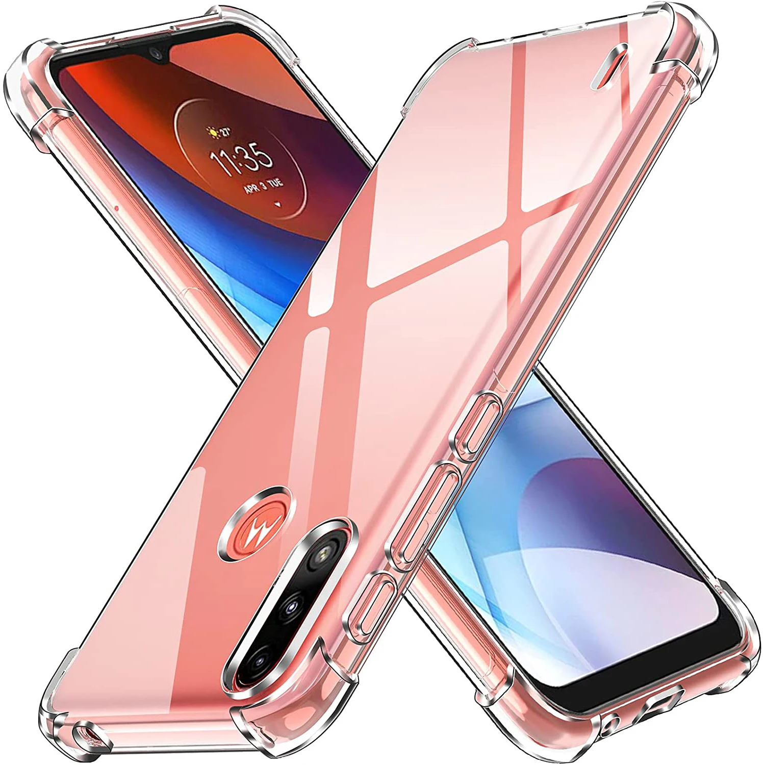 Slim Shockproof Clear Case for Motorola Moto E7i Power E7 E40 E30 E20 E32s E22s Motorola E7i Power Soft Silicone TPU Back Cover
Slim Shockproof Clear Case for Motorola Moto E7i Power E7 E40 E30 E20 E32s E22s Motorola E7i Power Soft Silicone TPU Back Cover
