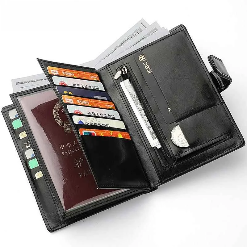 Multifunctional Passport Wallet Document Bag Men's Wallet Storage Case Card Holder Leather Exterior Pure Color Summer
Multifunctional Passport Wallet Document Bag Men's Wallet Storage Case Card Holder Leather Exterior Pure Color Summer