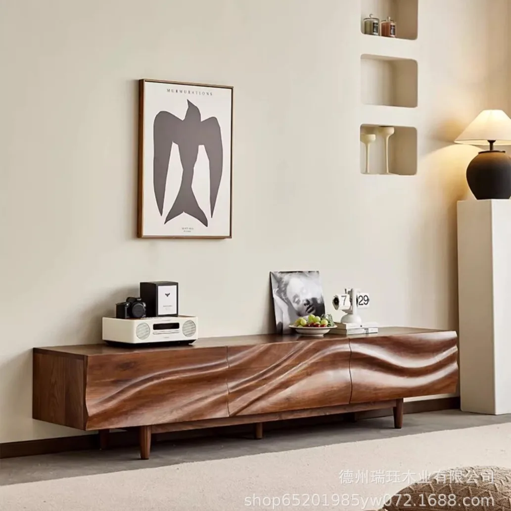 Factory store All solid wood TV cabinet Nordic simple North American black walnut floorcabinet Living room creative storage loc
Factory store All solid wood TV cabinet Nordic simple North American black walnut floorcabinet Living room creative storage loc