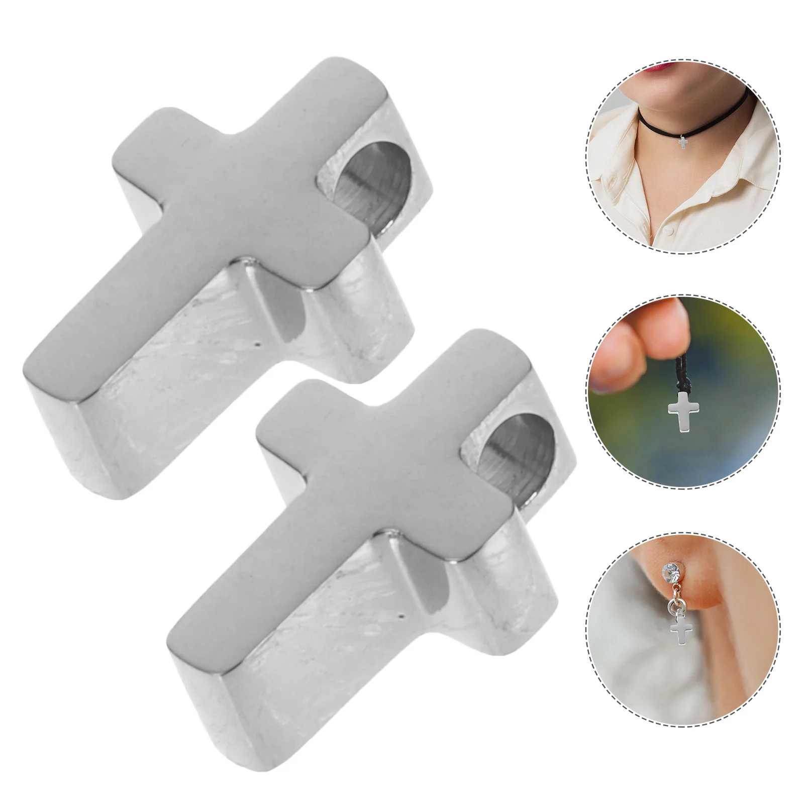 10 Pcs Mirror Stainless Steel Cross Jewelry Accessories Pendant (rose Gold) 10pcs Charm Crosses DIY Metal Hanging Decor
10 Pcs Mirror Stainless Steel Cross Jewelry Accessories Pendant (rose Gold) 10pcs Charm Crosses DIY Metal Hanging Decor