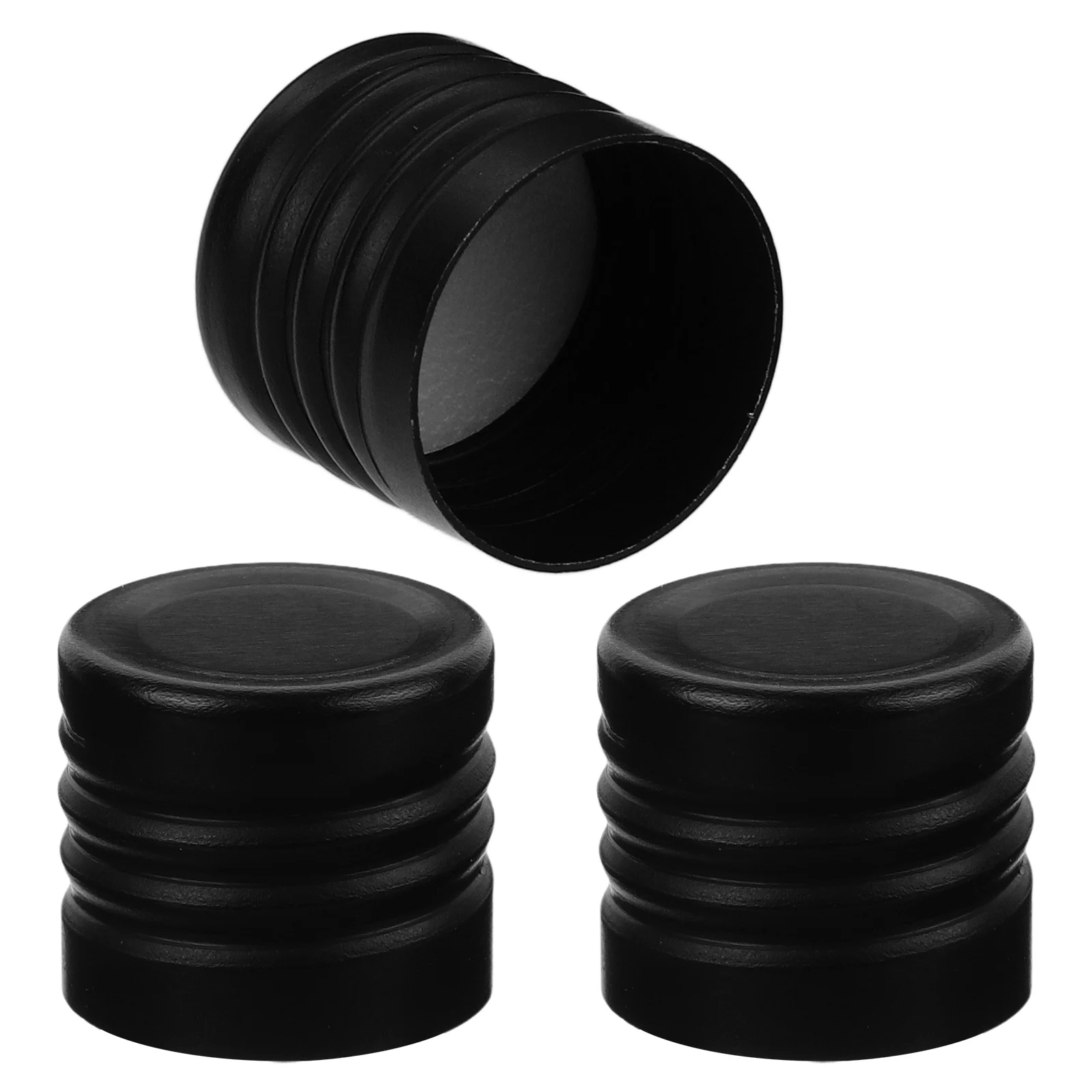 3pcs Black Aluminum Caps 20 40mm Anodized Leakproof Threaded Bottle Lids for Glass Jars Metal Household Compatibility Teaching 
3pcs Black Aluminum Caps 20 40mm Anodized Leakproof Threaded Bottle Lids for Glass Jars Metal Household Compatibility Teaching