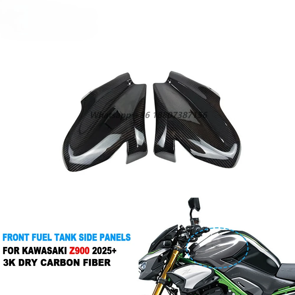 AISKA 100% 3K Pure Dry Carbon Fiber Z900 in Stock Motorcycle Accessories Front Fuel Tank Side Panels for Z900 2025
AISKA 100% 3K Pure Dry Carbon Fiber Z900 in Stock Motorcycle Accessories Front Fuel Tank Side Panels for Z900 2025
