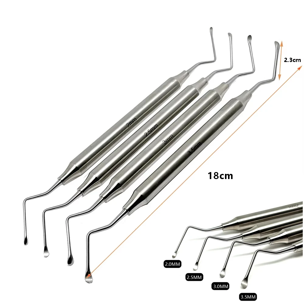 Dental Gracey Curette - Stainless Steel Perio Bone Curettes with Ergonomic Handle for Precision Work
Dental Gracey Curette - Stainless Steel Perio Bone Curettes with Ergonomic Handle for Precision Work