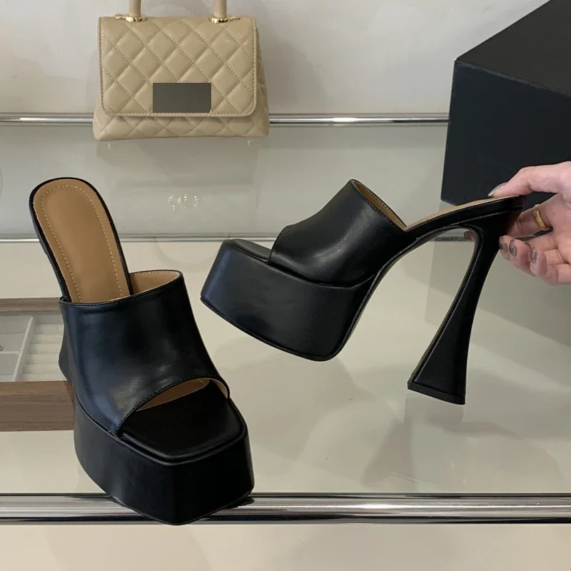 Aneikeh Fashion Chunky High Heeled Slippers for Women's Shoes Sexy Square Toe Exposed Toe Sandals Banquet Pumps Summer
Aneikeh Fashion Chunky High Heeled Slippers for Women's Shoes Sexy Square Toe Exposed Toe Sandals Banquet Pumps Summer