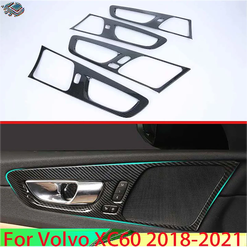 For Volvo XC60 2018-2021 Car Accessories Carbon Fiber Style Inner Door Handle Cover Catch Bowl Trim Insert Bezel Frame Garnish
For Volvo XC60 2018-2021 Car Accessories Carbon Fiber Style Inner Door Handle Cover Catch Bowl Trim Insert Bezel Frame Garnish