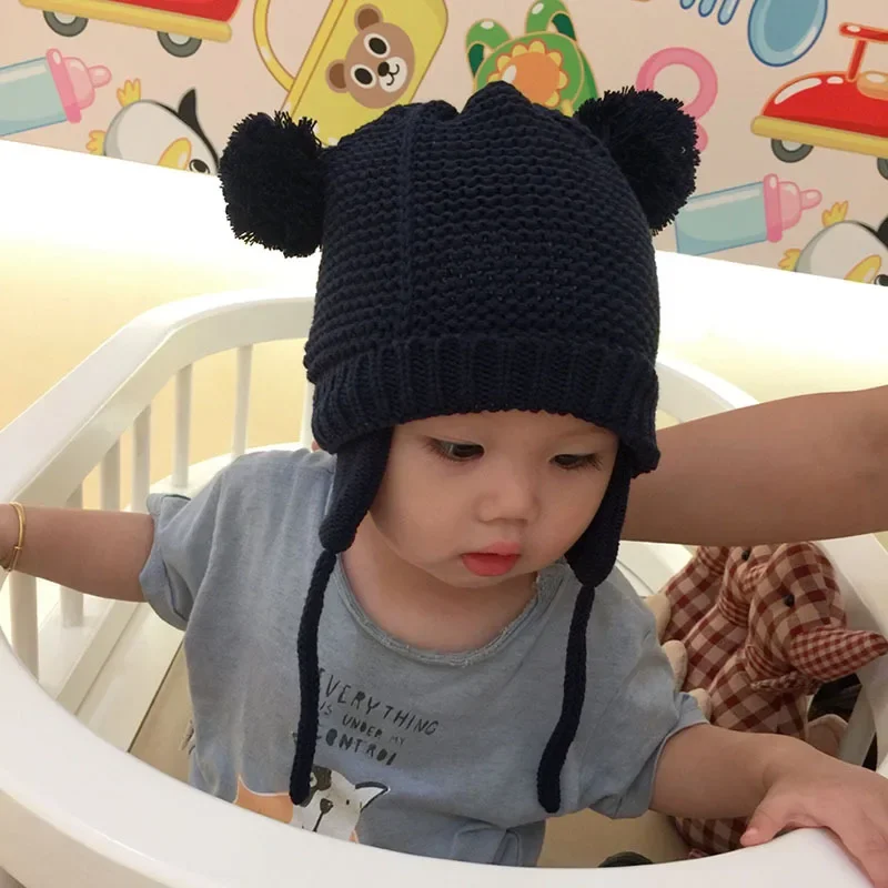 1 Year 2 Year Baby Hat Boys Girls Warm Velvet Lining Hats Kids Winter Pom Pom Cute Beanies Ear Protection Kids Accessories
1 Year 2 Year Baby Hat Boys Girls Warm Velvet Lining Hats Kids Winter Pom Pom Cute Beanies Ear Protection Kids Accessories