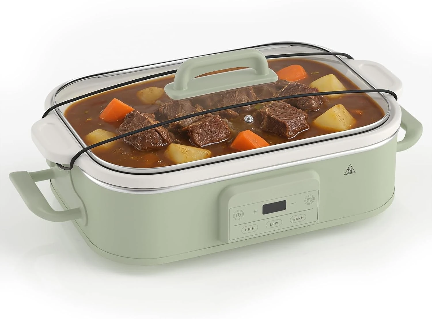 4 Quart Casserole Digital Slow Cooker, Premium Ceramic Bakeware for Oven, Dishwasher Safe Baking Dish, Sage
4 Quart Casserole Digital Slow Cooker, Premium Ceramic Bakeware for Oven, Dishwasher Safe Baking Dish, Sage