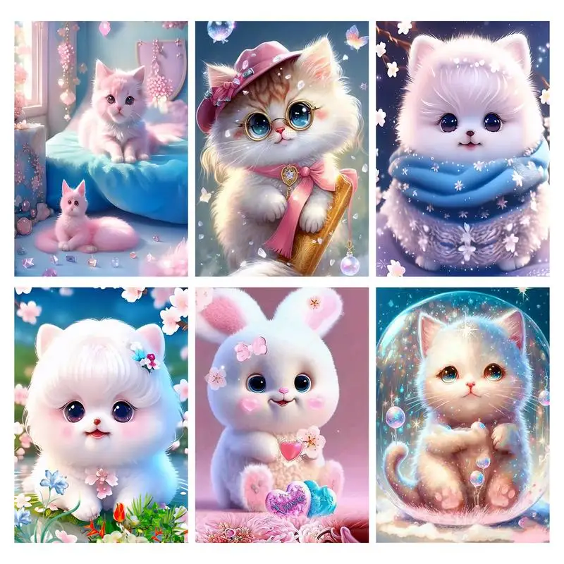 CHENISTORY DIY Pictures By Number Cute Cat Animal Kits Drawing On Canvas Painting By Numbers HandPainted Art Gift Home Decor
CHENISTORY DIY Pictures By Number Cute Cat Animal Kits Drawing On Canvas Painting By Numbers HandPainted Art Gift Home Decor
