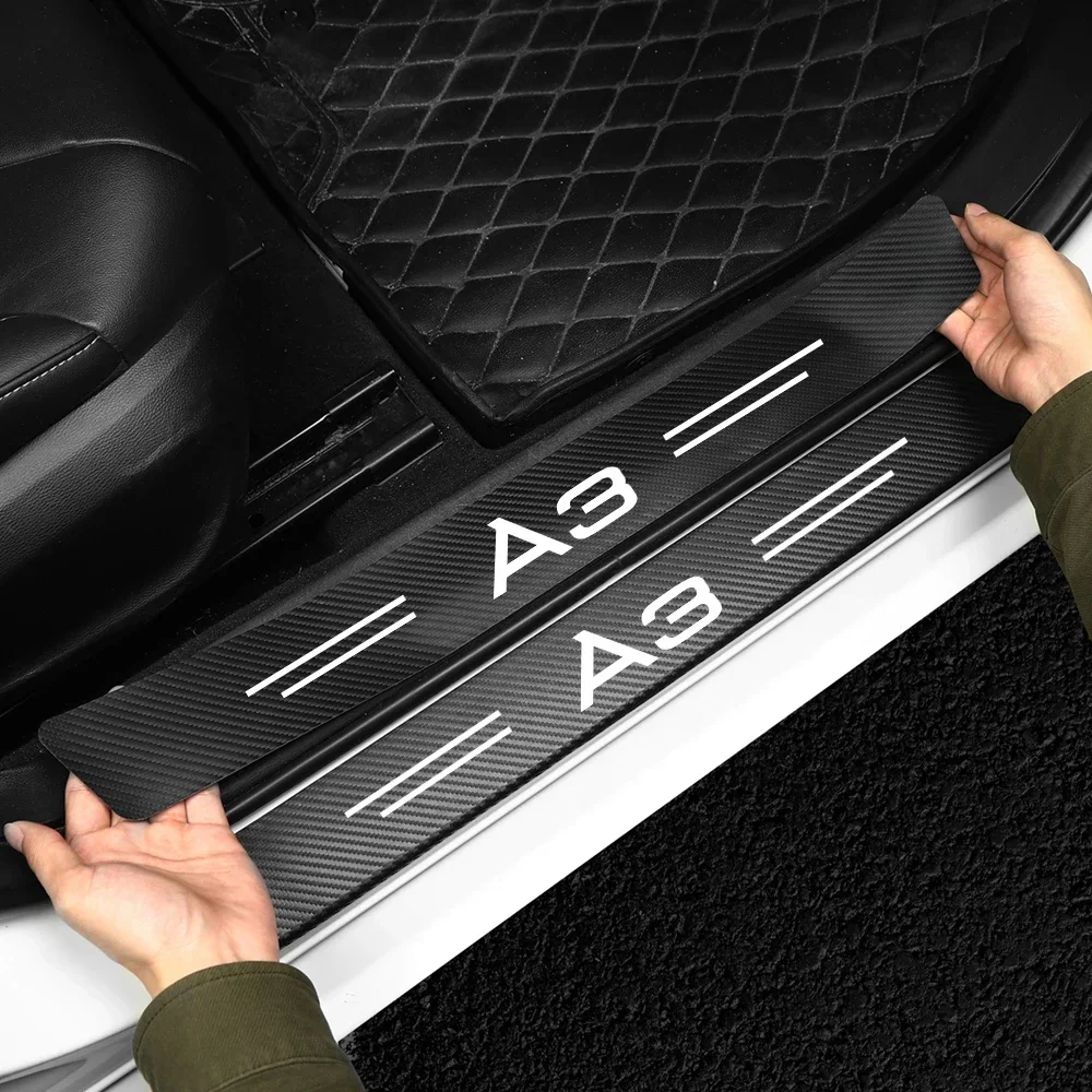 4Pcs For Audi A3 8p 8v Car Door Sill Strip Styling Decorative Stickers Anti-Scratch Protection Sticker Car Accessories
4Pcs For Audi A3 8p 8v Car Door Sill Strip Styling Decorative Stickers Anti-Scratch Protection Sticker Car Accessories
