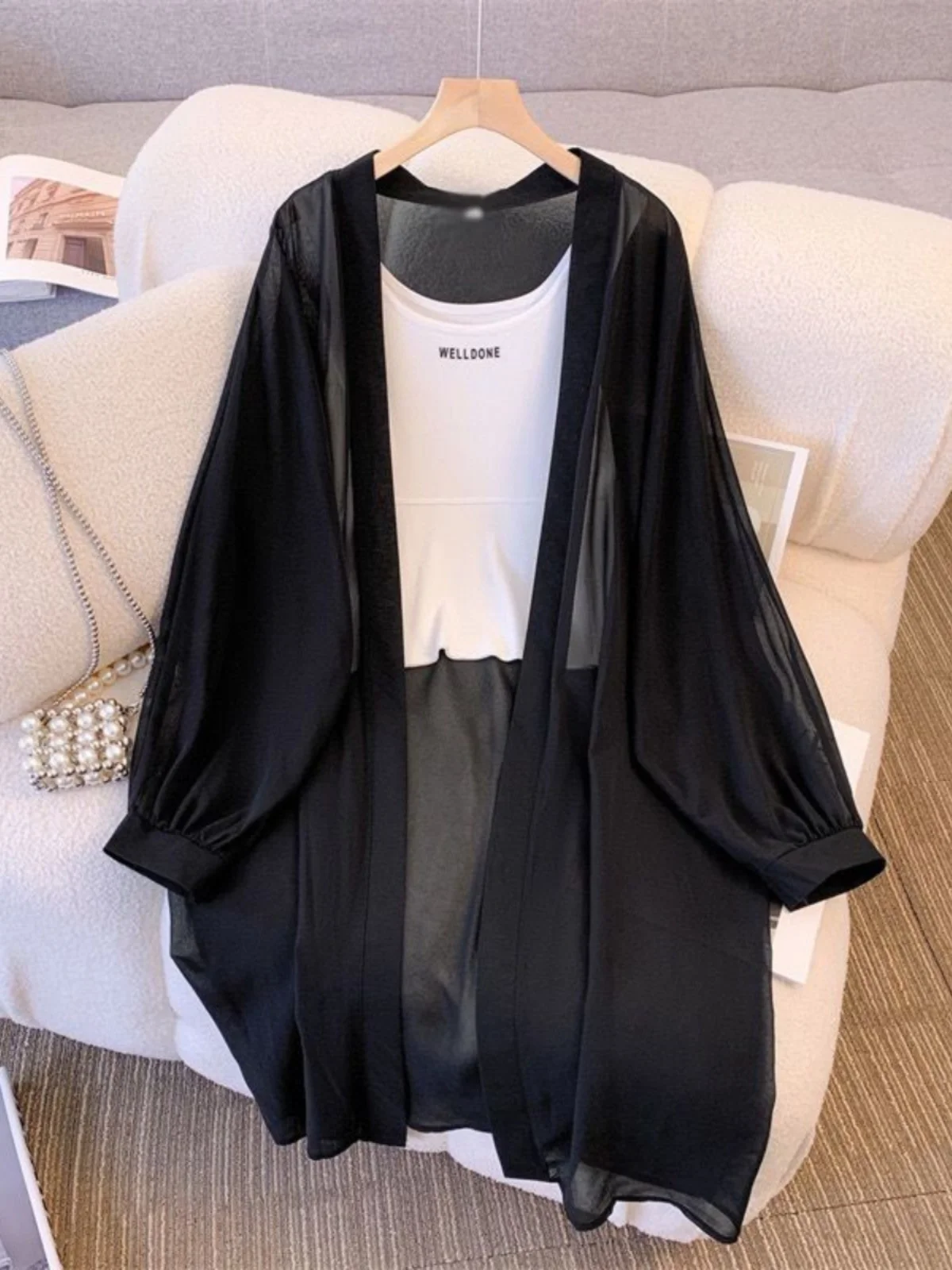 Fashionable Sun Protection Shirt Women's Thin Outerwear Summer New Style Fairy Tale Chiffon Shirt Popular Air Conditioner Shirt
Fashionable Sun Protection Shirt Women's Thin Outerwear Summer New Style Fairy Tale Chiffon Shirt Popular Air Conditioner Shirt