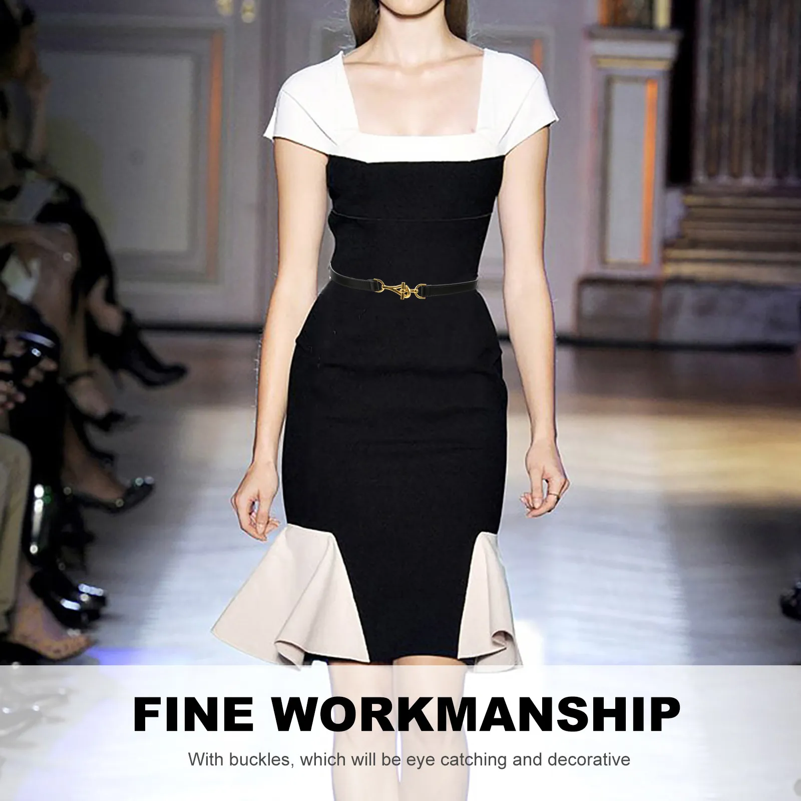 1Pcs Stylish Adjustable Waist Belt for Women Fine Workmanship Buckle Waistband Waistband for Dress Jeans Shorts Tights
1Pcs Stylish Adjustable Waist Belt for Women Fine Workmanship Buckle Waistband Waistband for Dress Jeans Shorts Tights