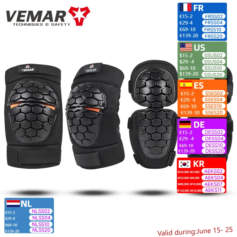 Motocross Summer Protective Gear Set Elbow & Knee Pads Suit, Anti-Fall Motorbike Sports Riding Brace, Motorcycle Kneepad Guards
Motocross Summer Protective Gear Set Elbow & Knee Pads Suit, Anti-Fall Motorbike Sports Riding Brace, Motorcycle Kneepad Guards