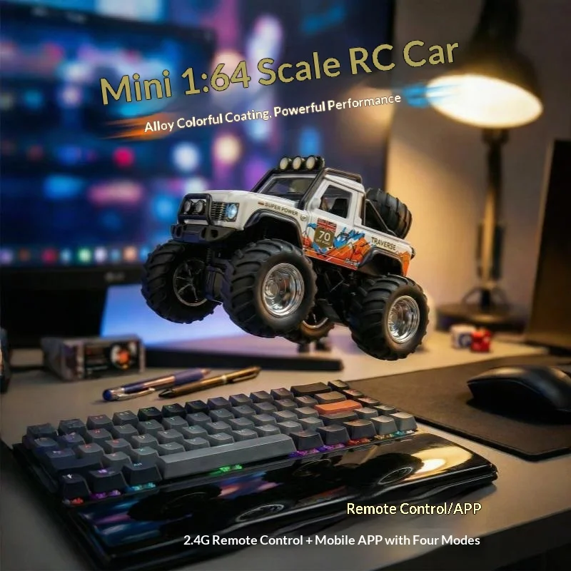 Mini 1 64 Alloy App Controlled Remote Control Climbing Off Road Monster Truck Desktop Toy For Men Outdoor Indoor Hobby
Mini 1 64 Alloy App Controlled Remote Control Climbing Off Road Monster Truck Desktop Toy For Men Outdoor Indoor Hobby