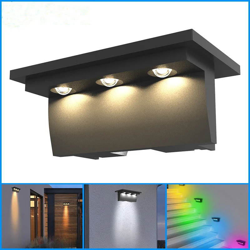 2PCS Горячая солнечная энергия Освещение двора Пешеходные огни RGB Цветные водонепроницаемые сады Ландшафтные декоративные настенные фонари Лестницы
2PCS Горячая солнечная энергия Освещение двора Пешеходные огни RGB Цветные водонепроницаемые сады Ландшафтные декоративные настенные фонари Лестницы